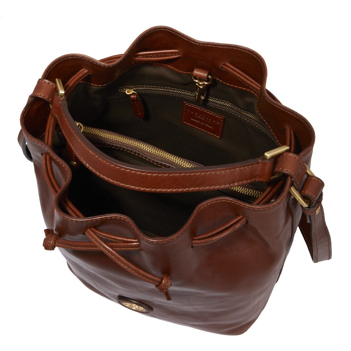 the-bridge-borsa-secchiello-in-pelle-con-tracolla-donna image 4