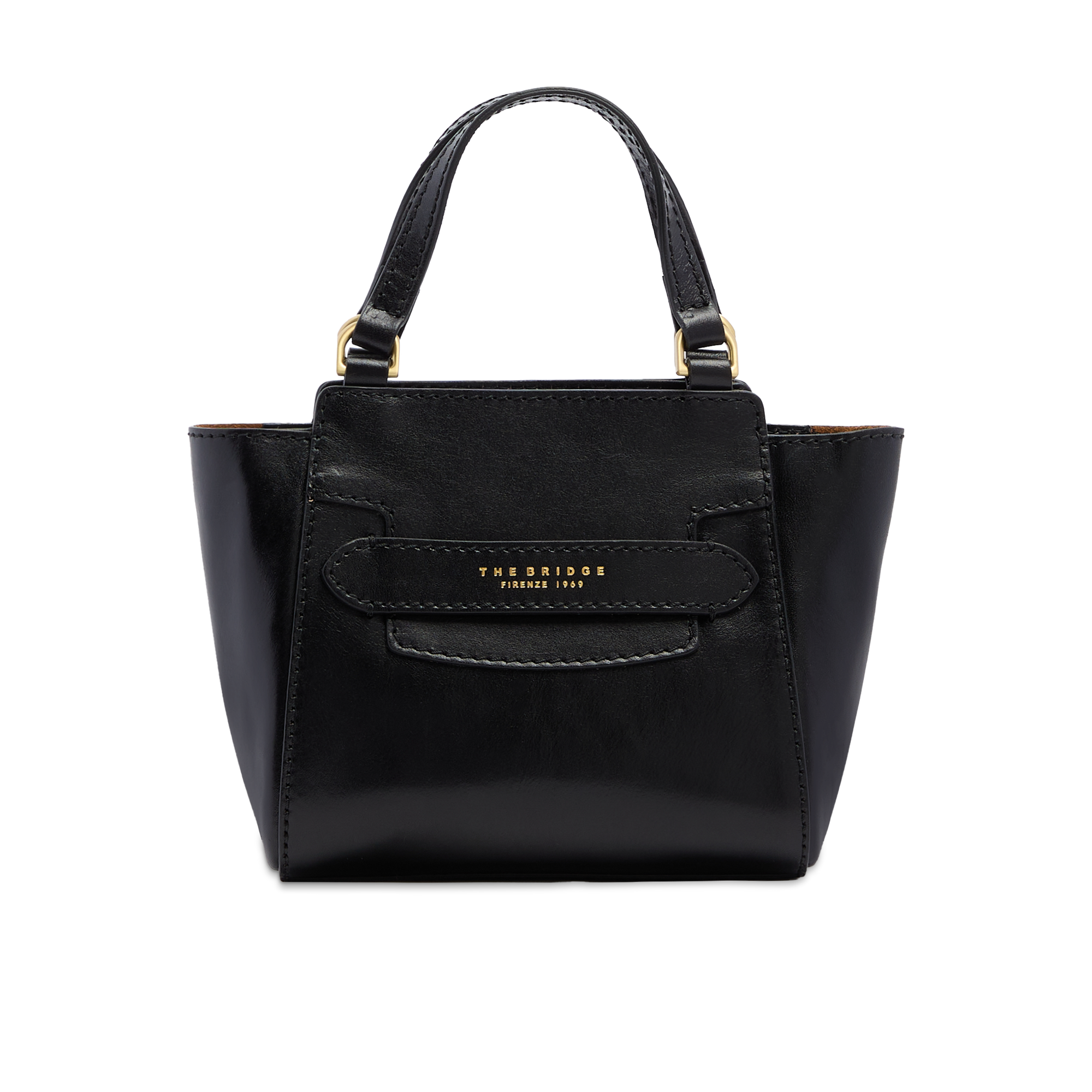 the-bridge-borsa-donna-in-pelle-con-tracolla-removibile-e-manico image 1