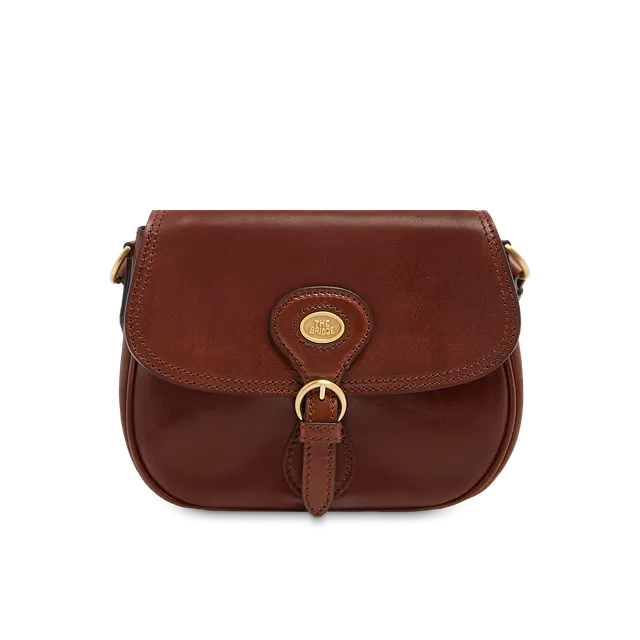 the-bridge-isadora-borsa-tracolla-in-pelle-donna-marrone-oro image 1