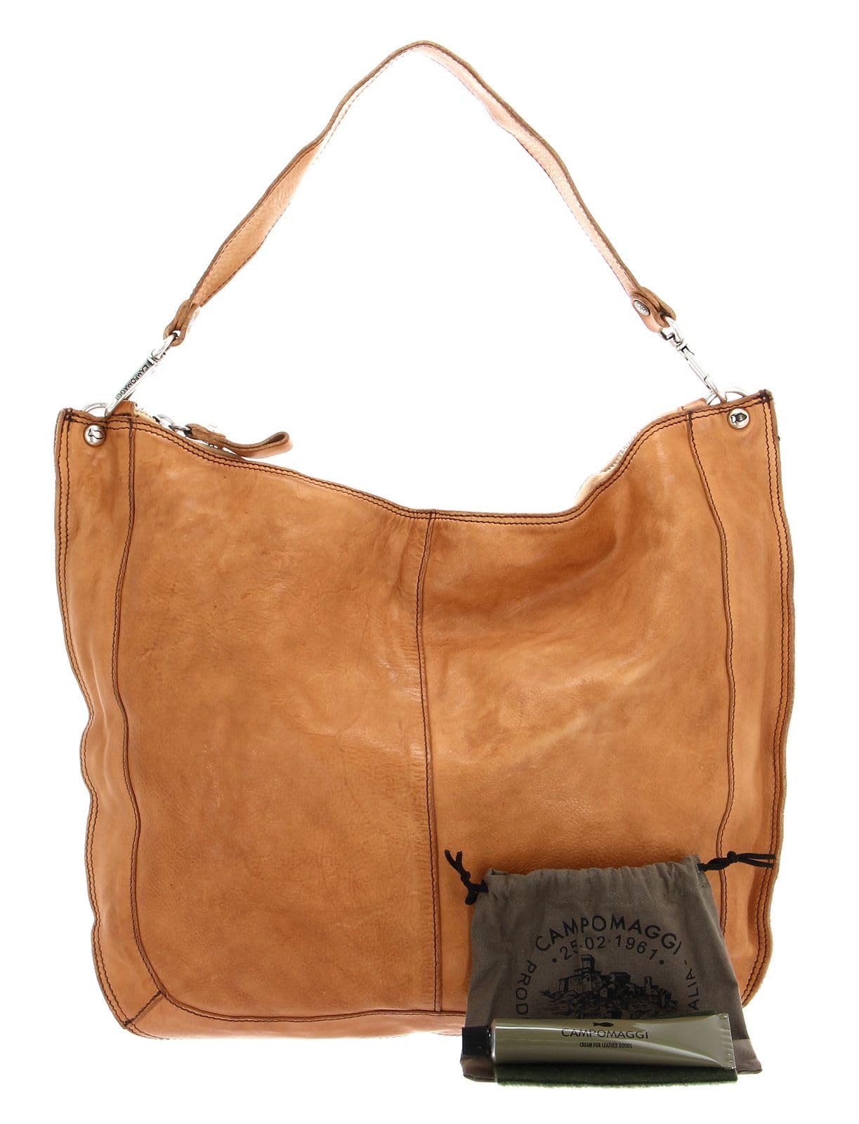 campomaggi-agnese-borsa-a-tracolla-in-pelle-cammello image 2