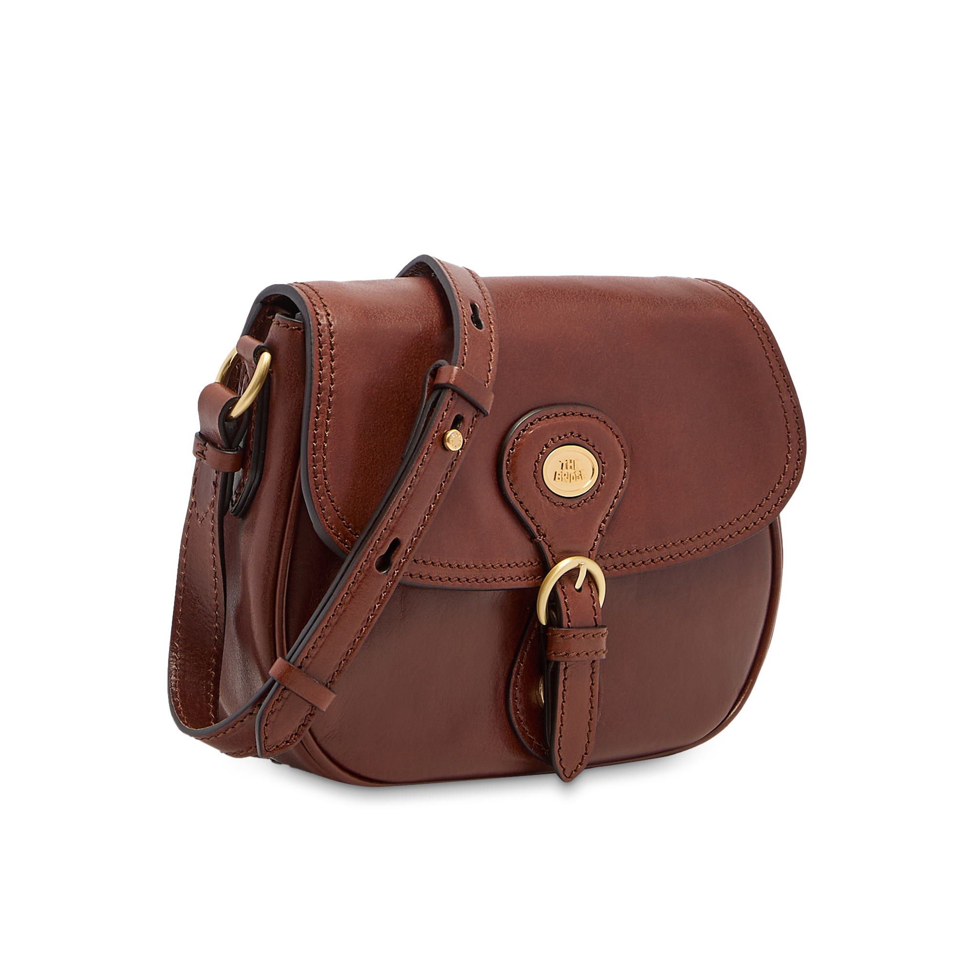 the-bridge-isadora-borsa-tracolla-in-pelle-donna-marrone-oro image 2