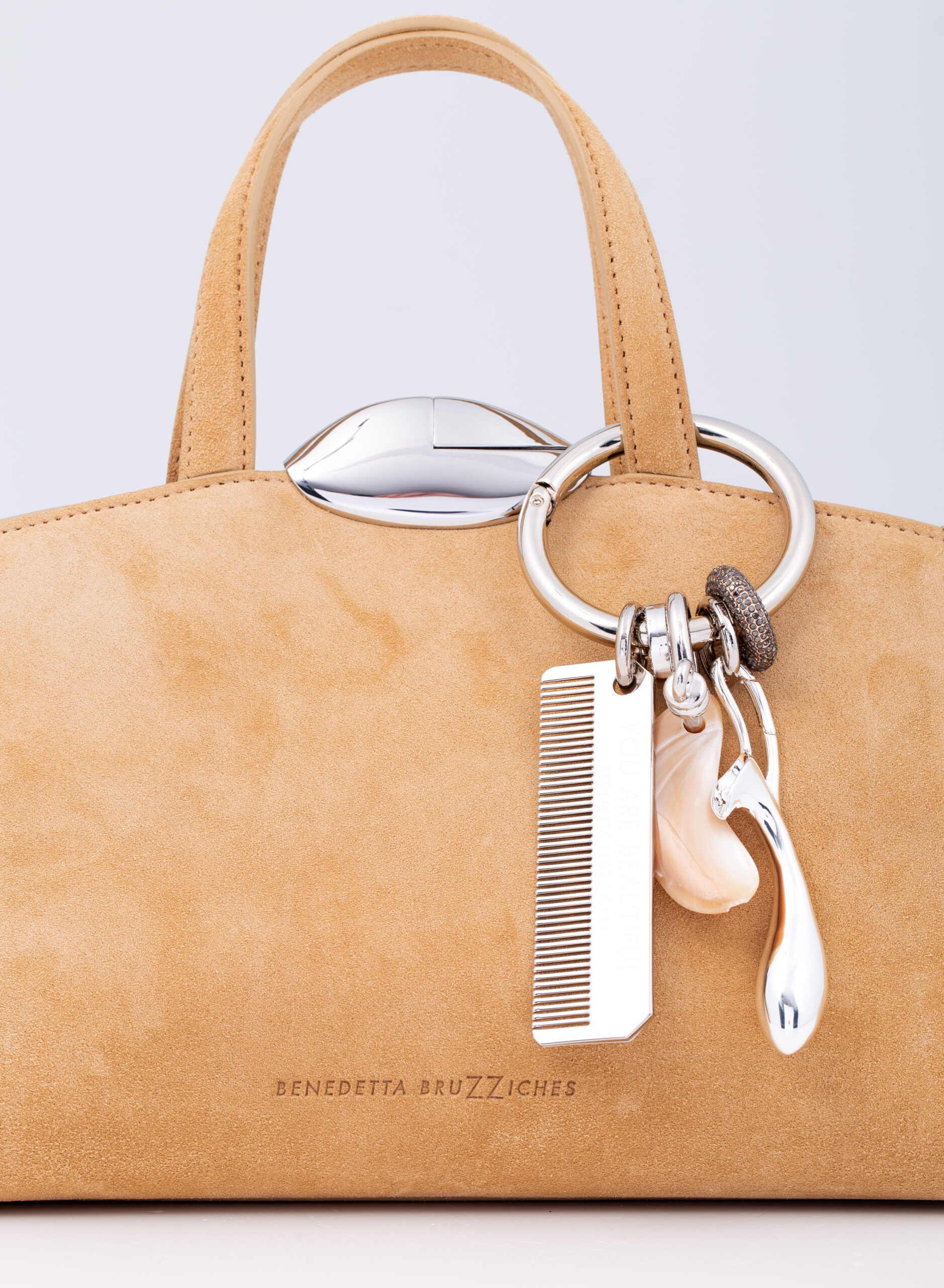benedetta-bruzziches-chatelaine-petite-borsa-donna-platinum image 1