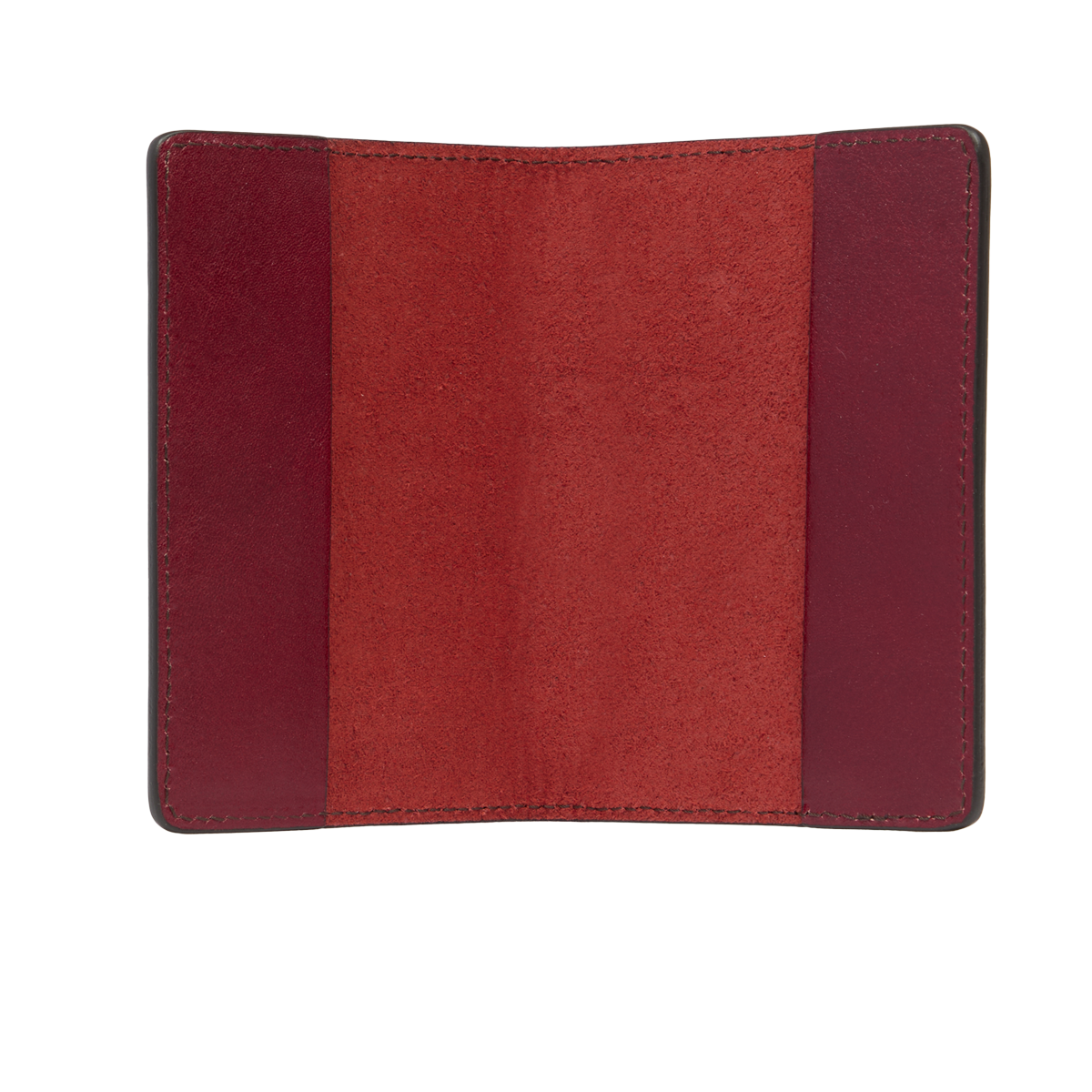the-bridge-porta-passaporto-in-pelle-rosso-ribes-oro image 3