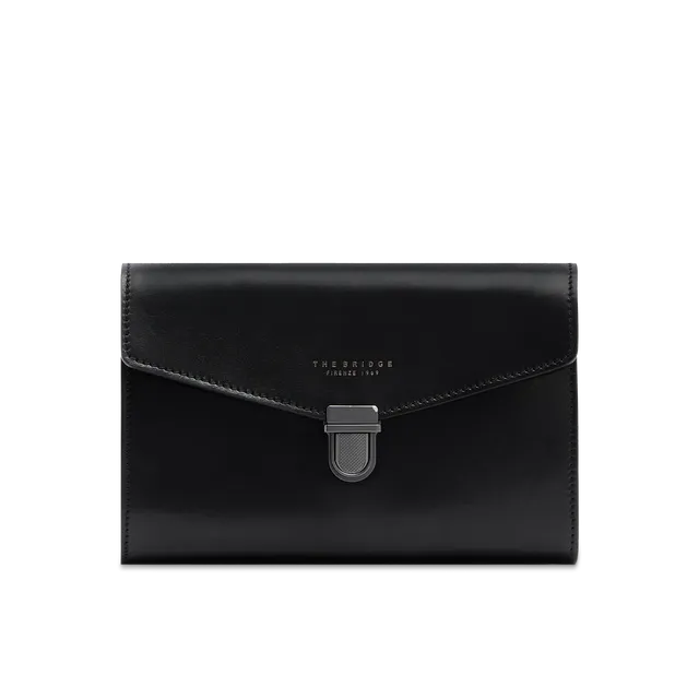 the-bridge-1980-pochette-uomo-in-pelle-bovina-da-polso-nero-rutenio image 1