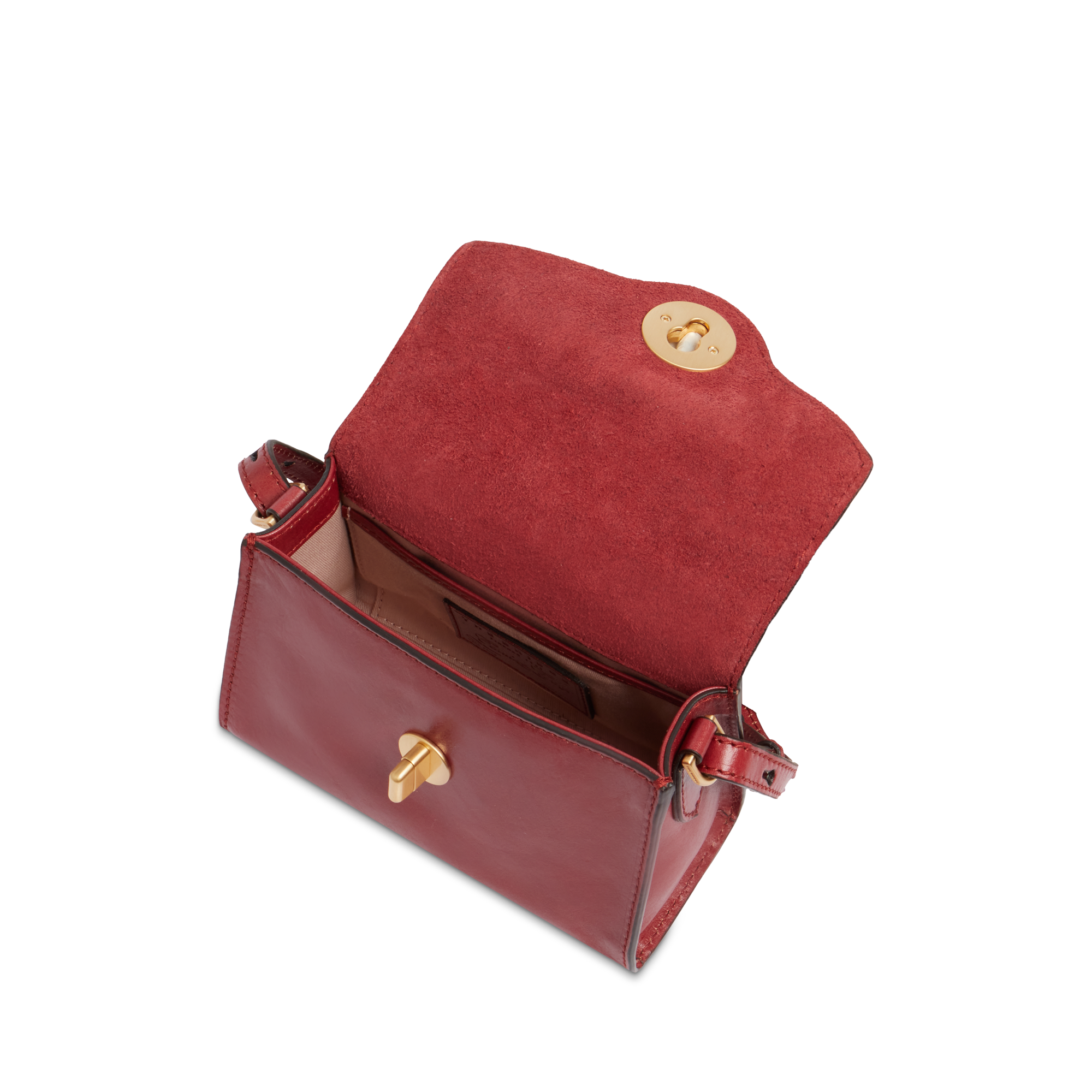 the-bridge-irene-borsa-in-pelle-donna-mattone-oro-con-tracolla-removibile image 4
