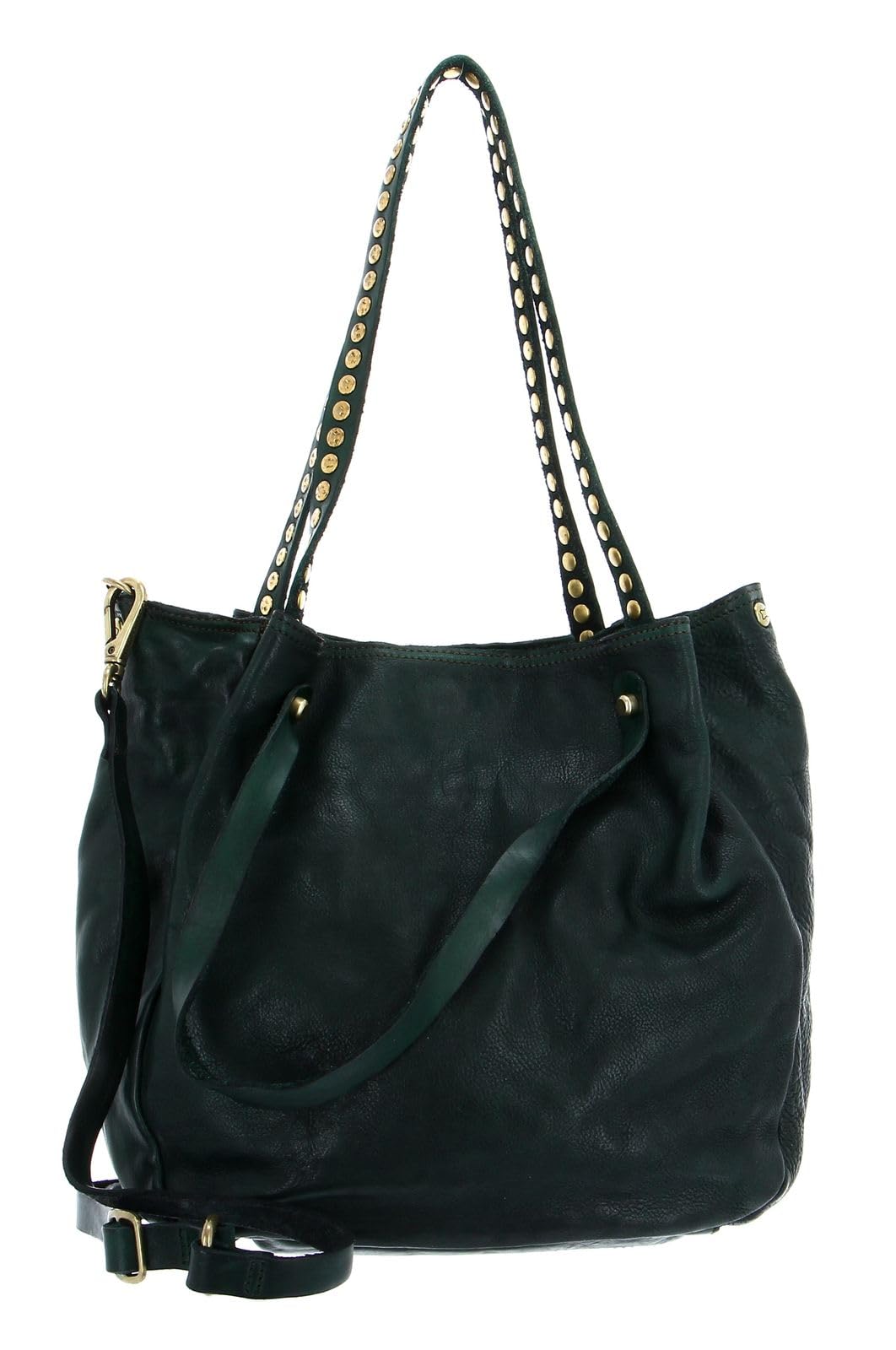 campomaggi-agnese-borsa-a-tracolla-in-pelle-verde-bottiglia-scuro image 1