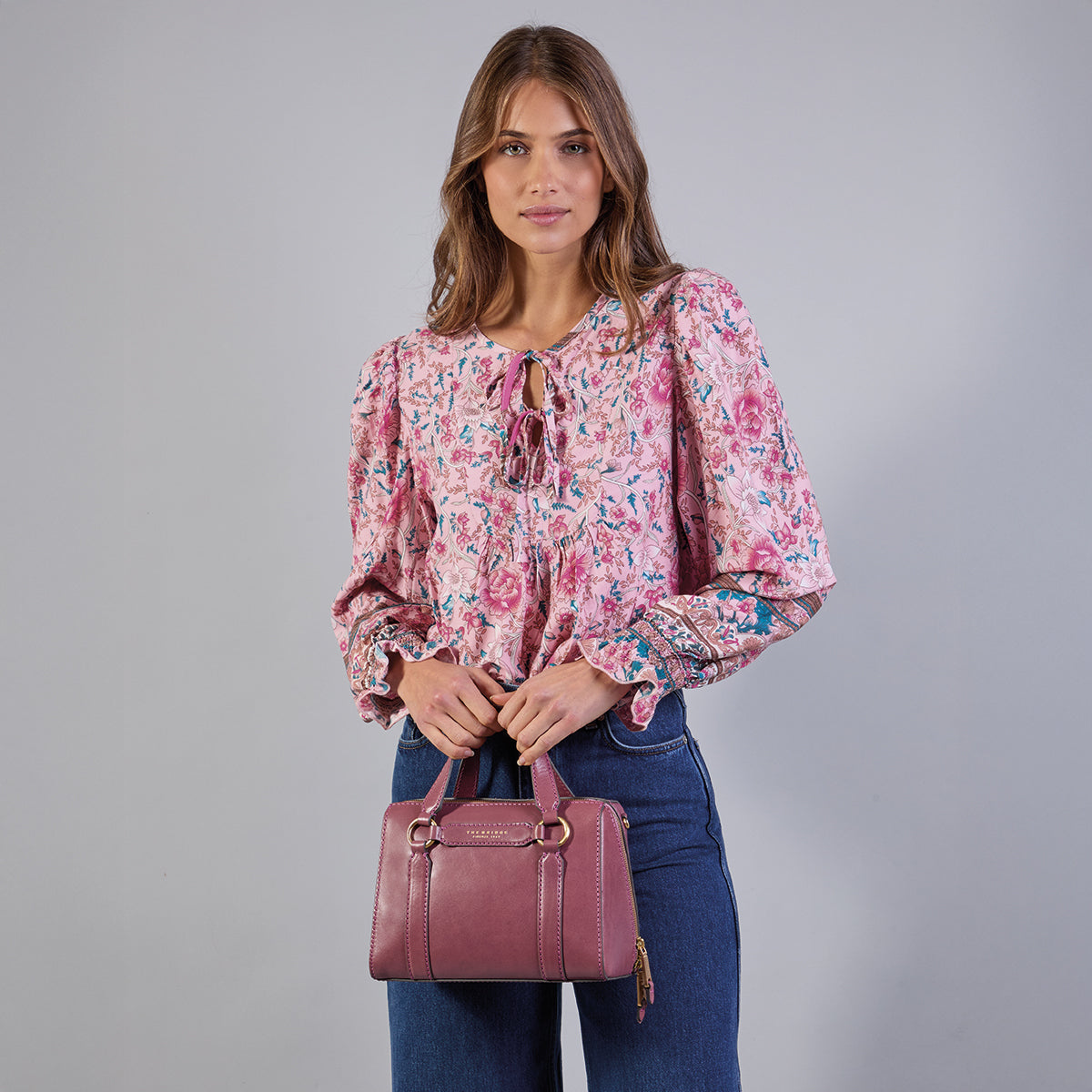 the-bridge-laura-borsa-a-mano-in-pelle-con-tracolla-removibile image 7