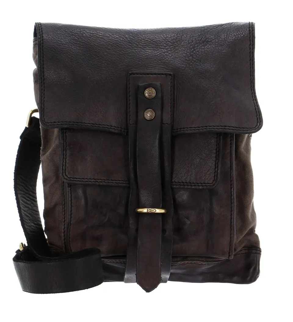 campomaggi-agnese-borsa-a-tracolla-crossbody-verde-militare-grigio-marrone-scuro image 1