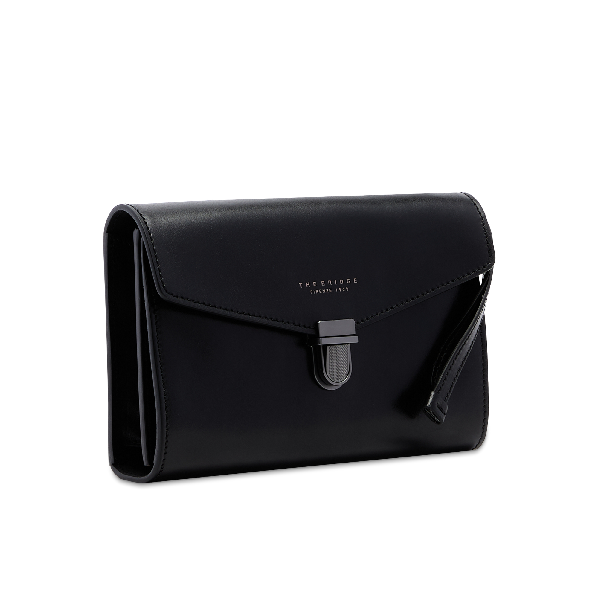 the-bridge-1980-pochette-uomo-in-pelle-bovina-da-polso-nero-rutenio image 2