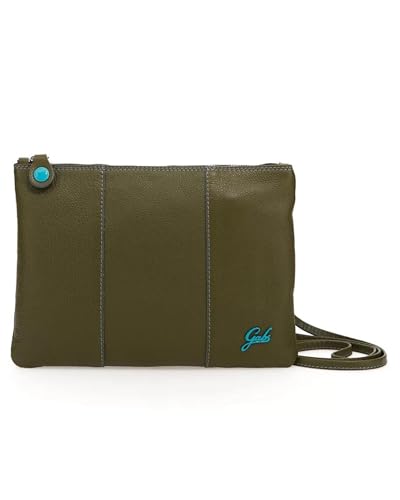 gabs-beyonce-m-basic-borsa-tracolla-pochette-donna-in-pelle-verde-prezzemolo image 5