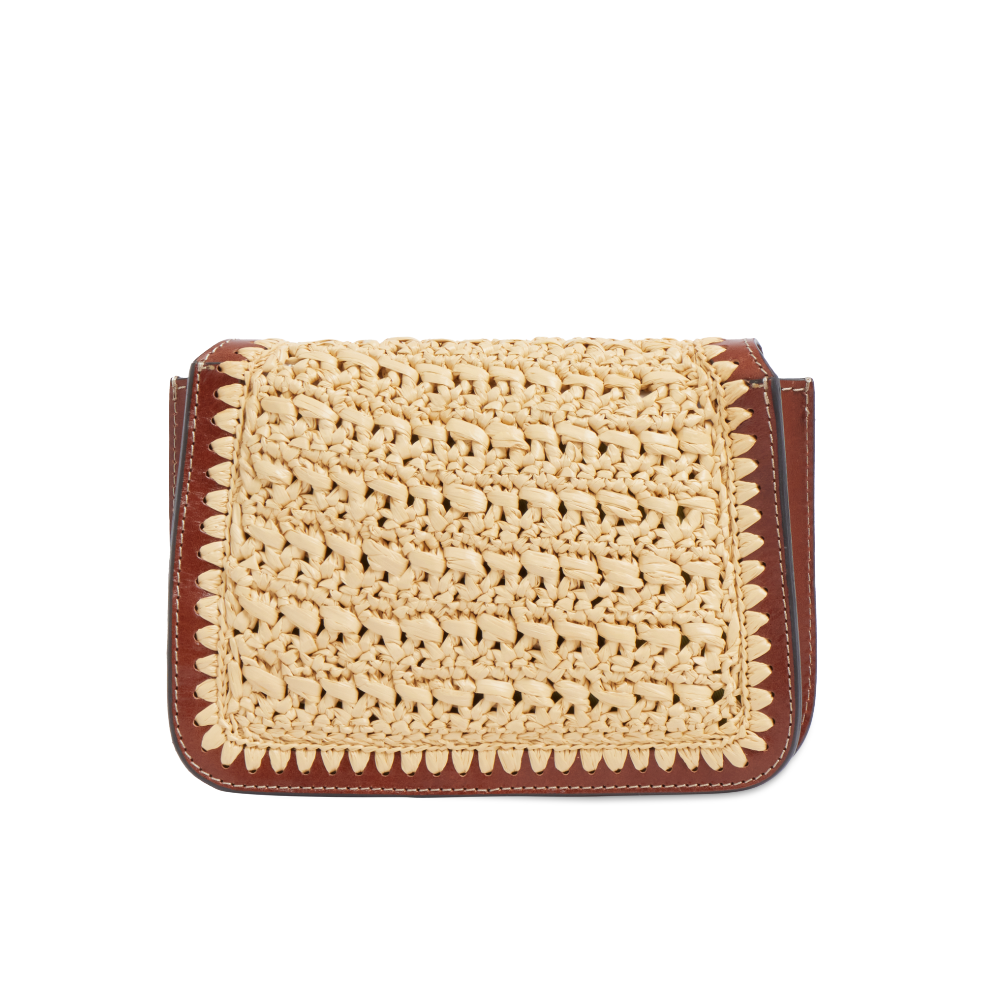the-bridge-lucrezia-wow-borsa-tracolla-donna-in-pelle-e-rafia-marrone-oro image 3