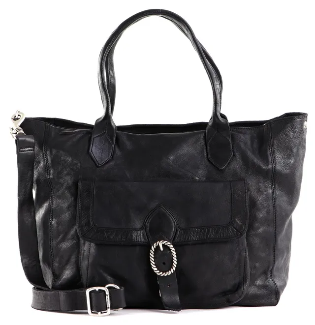 campomaggi-edera-shopping-bag-nero-shopper-pelle-con-tracolla image 1