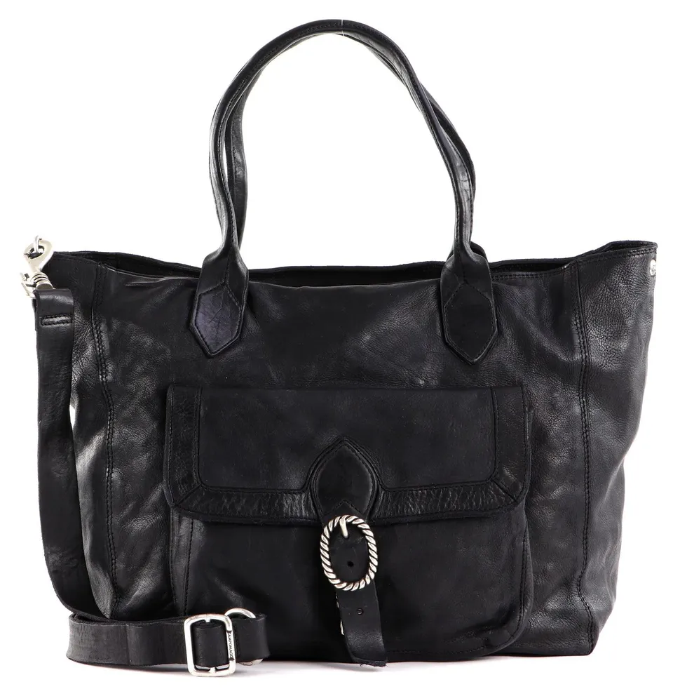 campomaggi-edera-shopping-bag-nero-shopper-pelle-con-tracolla image 1