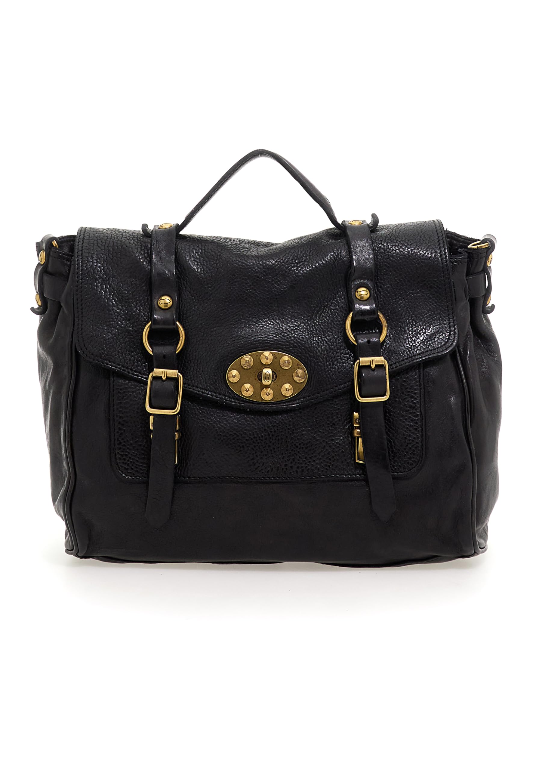 campomaggi-kura-dione-borsa-da-lavoro-in-pelle-nero-34x17x24-cm image 1