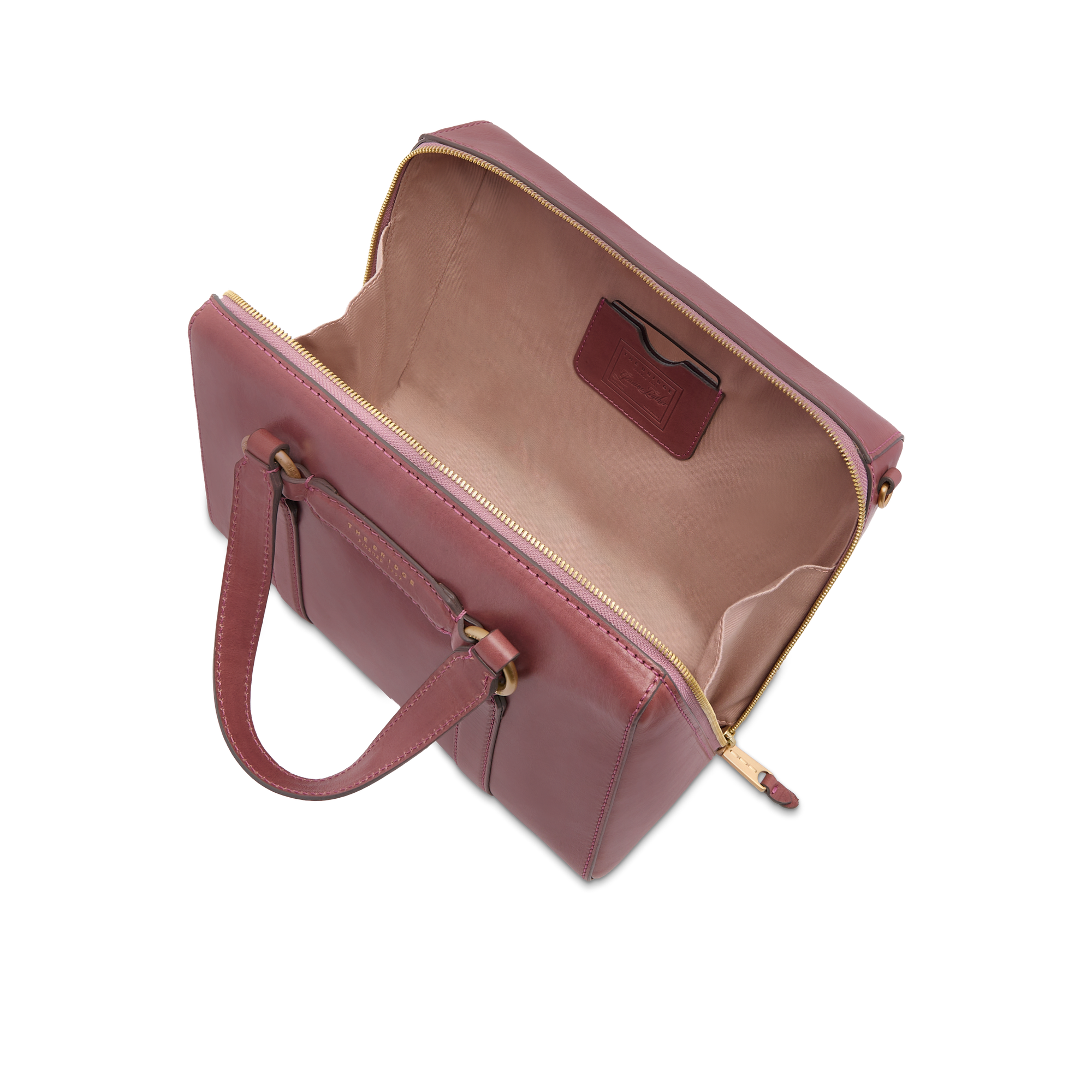 the-bridge-laura-borsa-grande-a-mano-in-pelle-orchidea-con-tracolla image 4