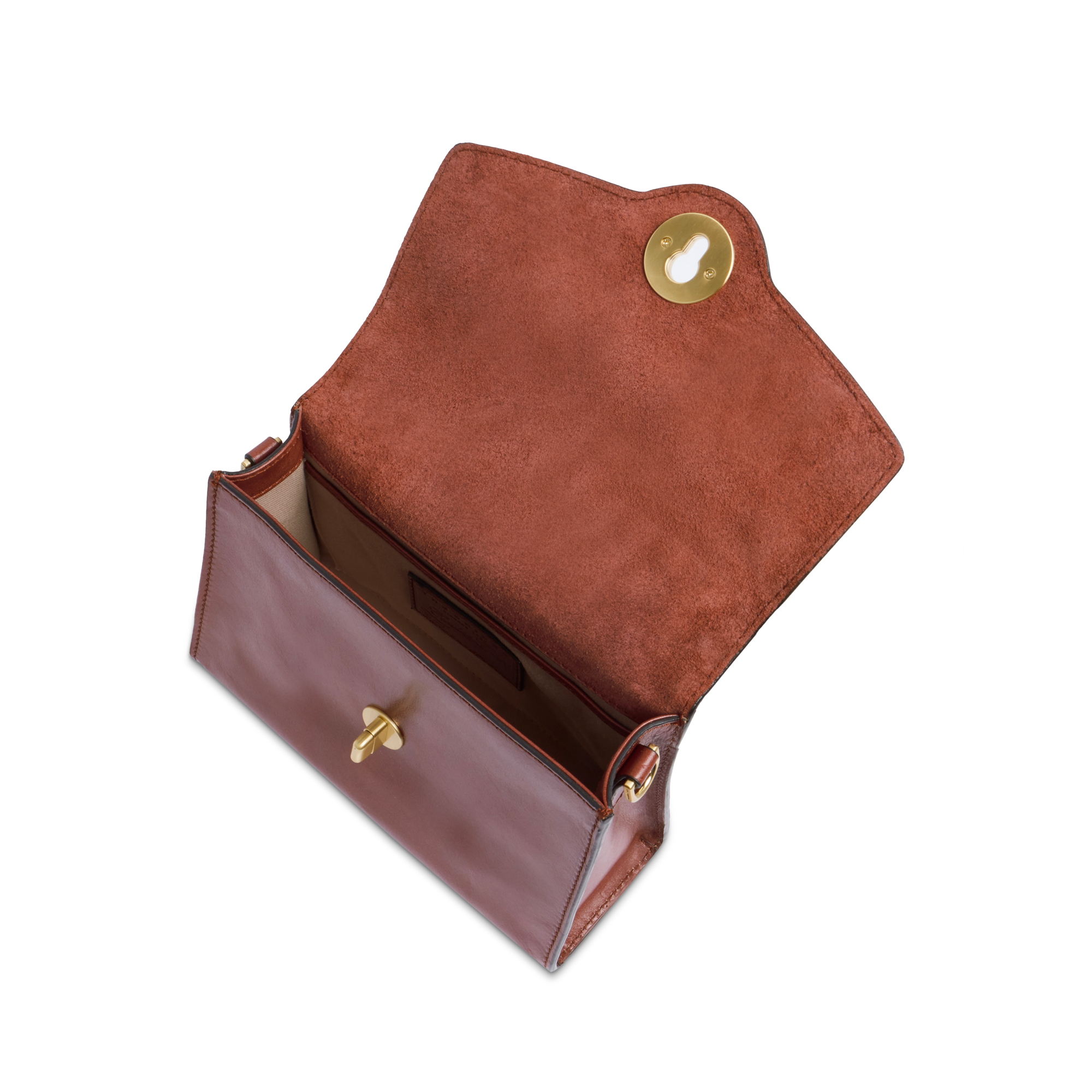 the-bridge-irene-borsa-in-pelle-donna-con-tracolla-removibile-marrone-oro image 4