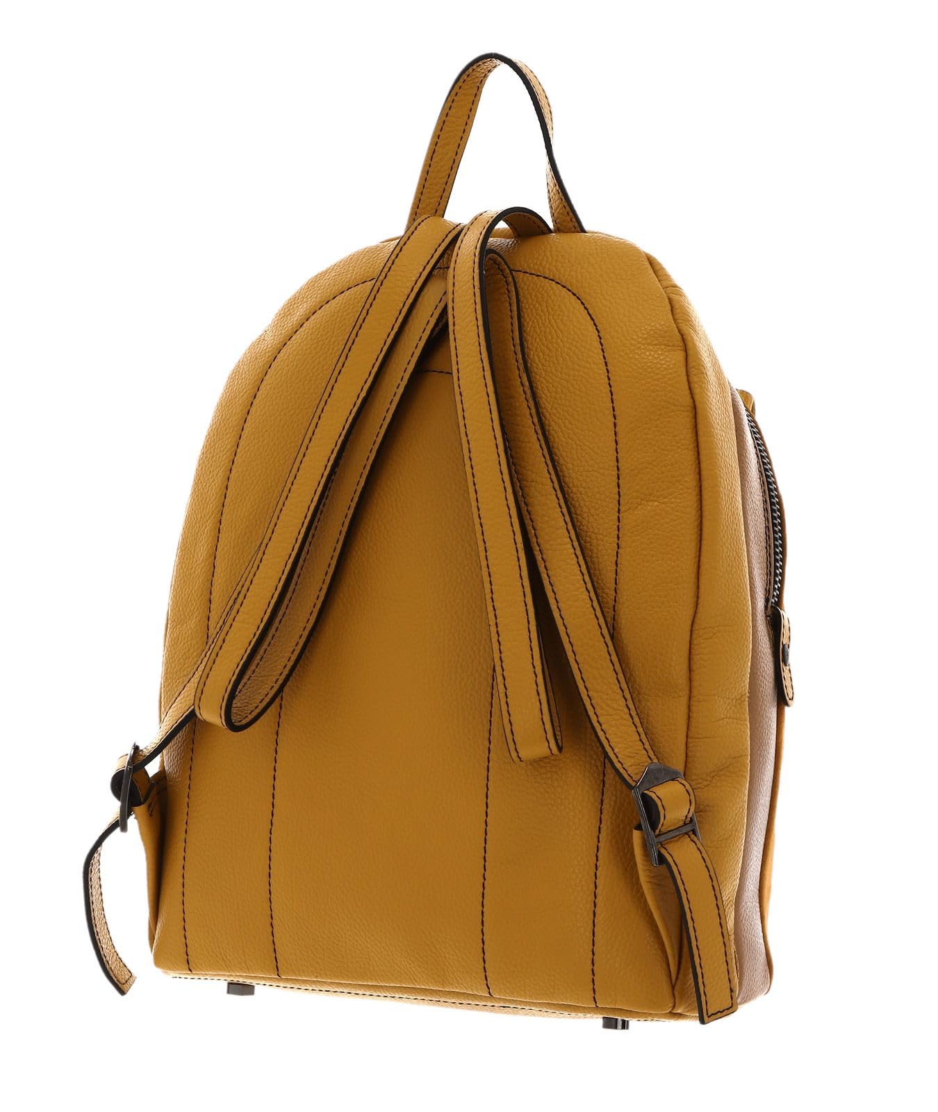 gabs-anja-hokusai-black-zaino-in-pelle-giallo-senape image 5