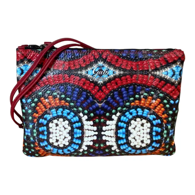 gabs-beyonce-m-588-perline-borsa-a-tracolla-media-in-pelle image 1