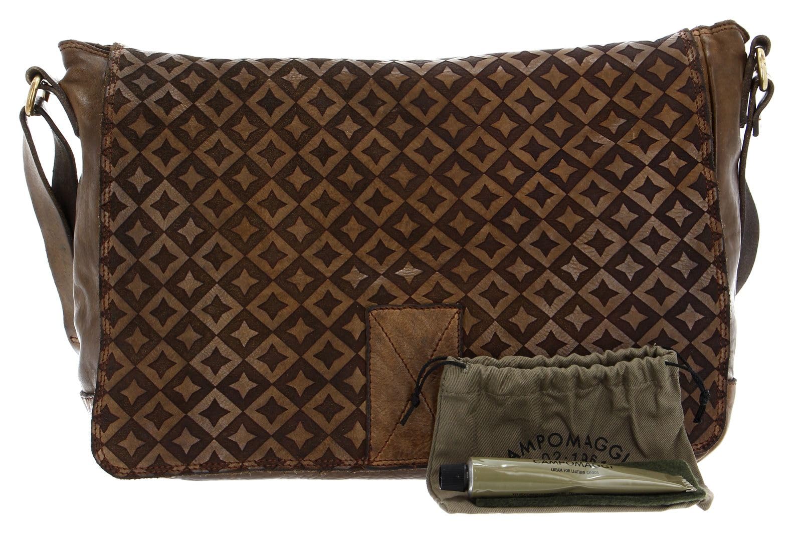 campomaggi-agnese-borsa-a-tracolla-crossbody-in-pelle-verde-militare-marrone image 2