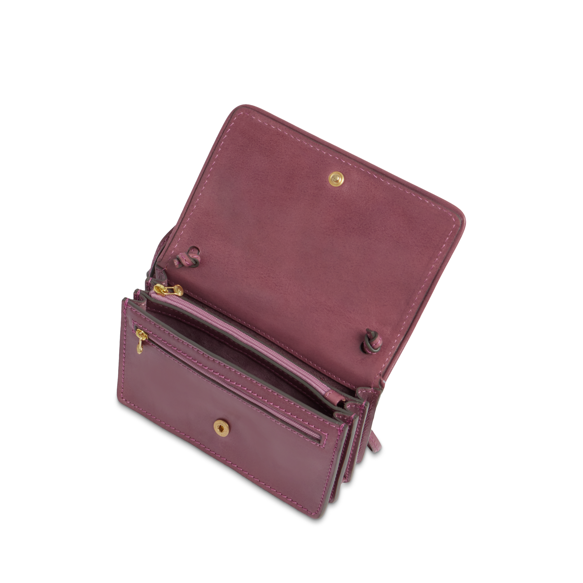 the-bridge-story-donna-borsa-tracolla-mini-in-pelle-orchidea-con-oro image 4