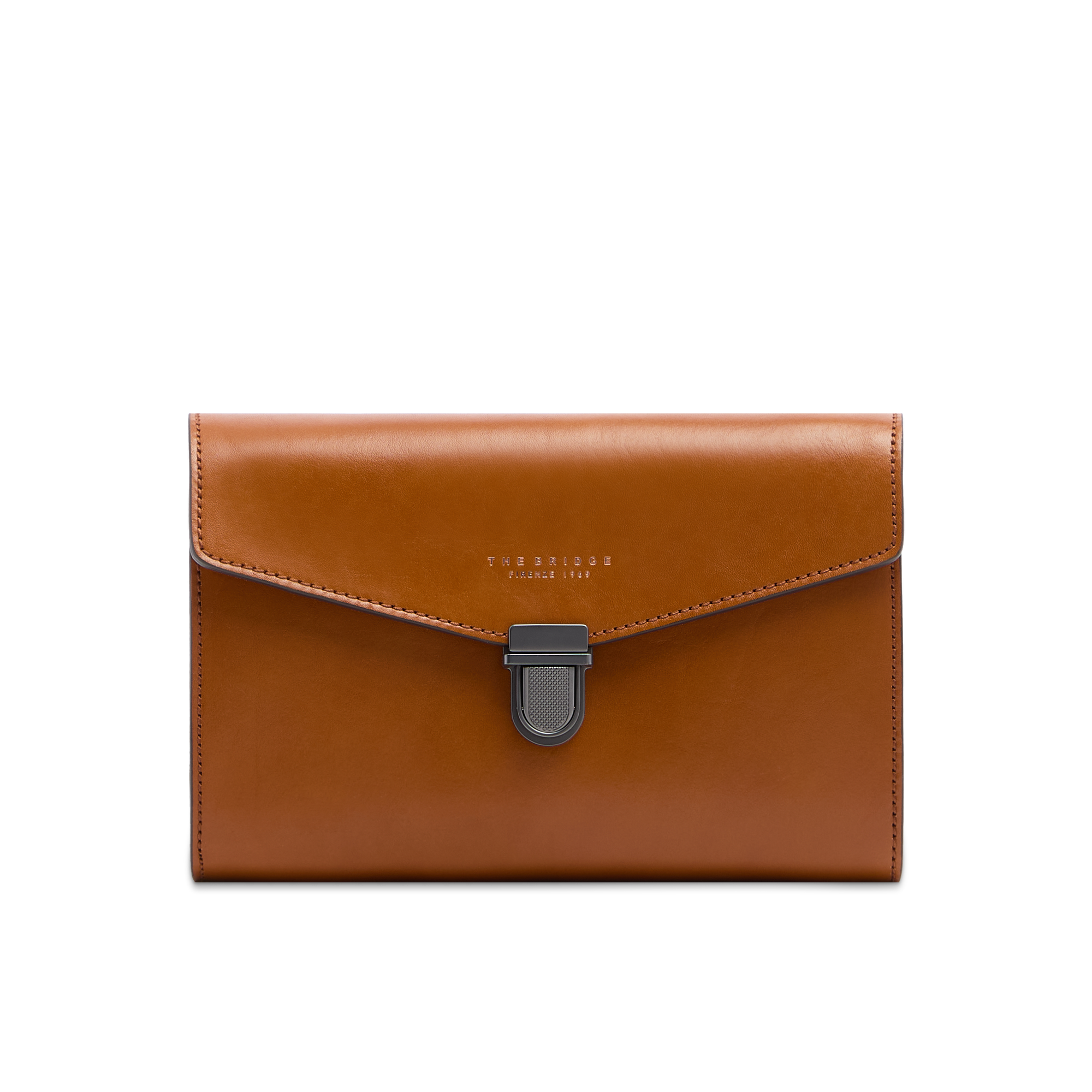 the-bridge-1980-pochette-uomo-in-pelle-cognac-da-polso image 1