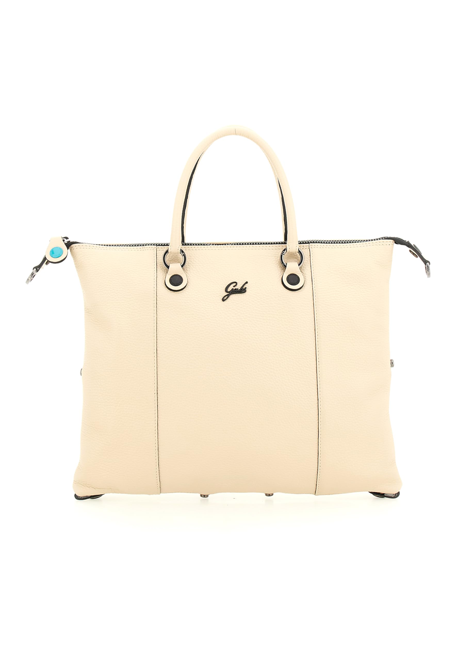 gabs-g3-plus-m-borsa-a-mano-trasformabile-black-in-pelle-ecru image 1
