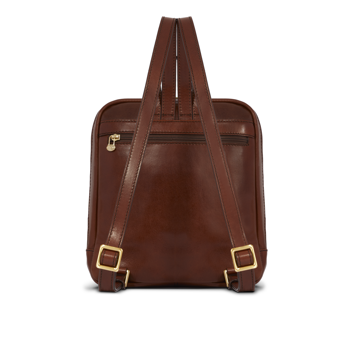 the-bridge-story-zaino-donna-piccolo-in-pelle-marrone-oro image 3