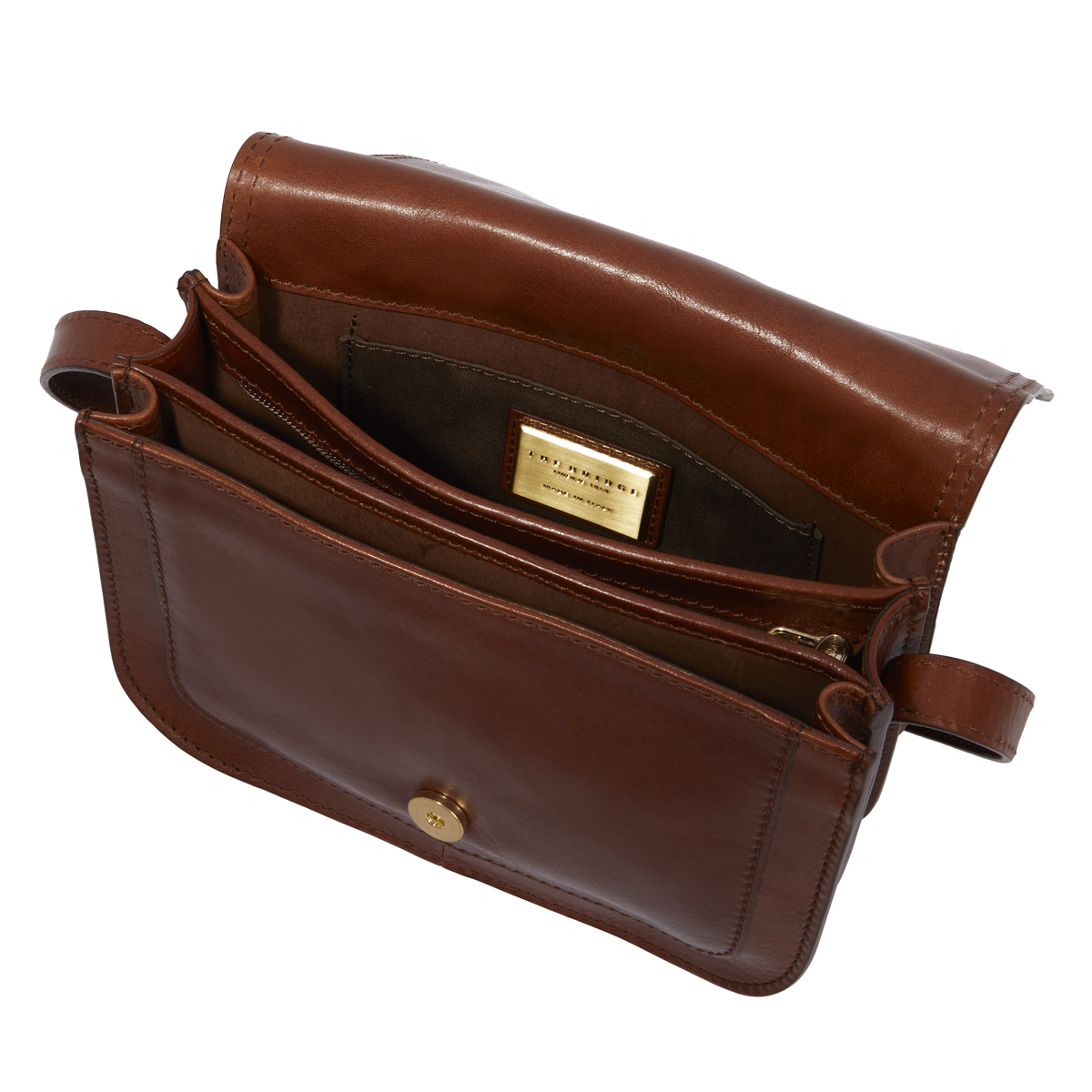 the-bridge-story-borsa-tracolla-donna-in-pelle-marrone-a-scomparti image 4