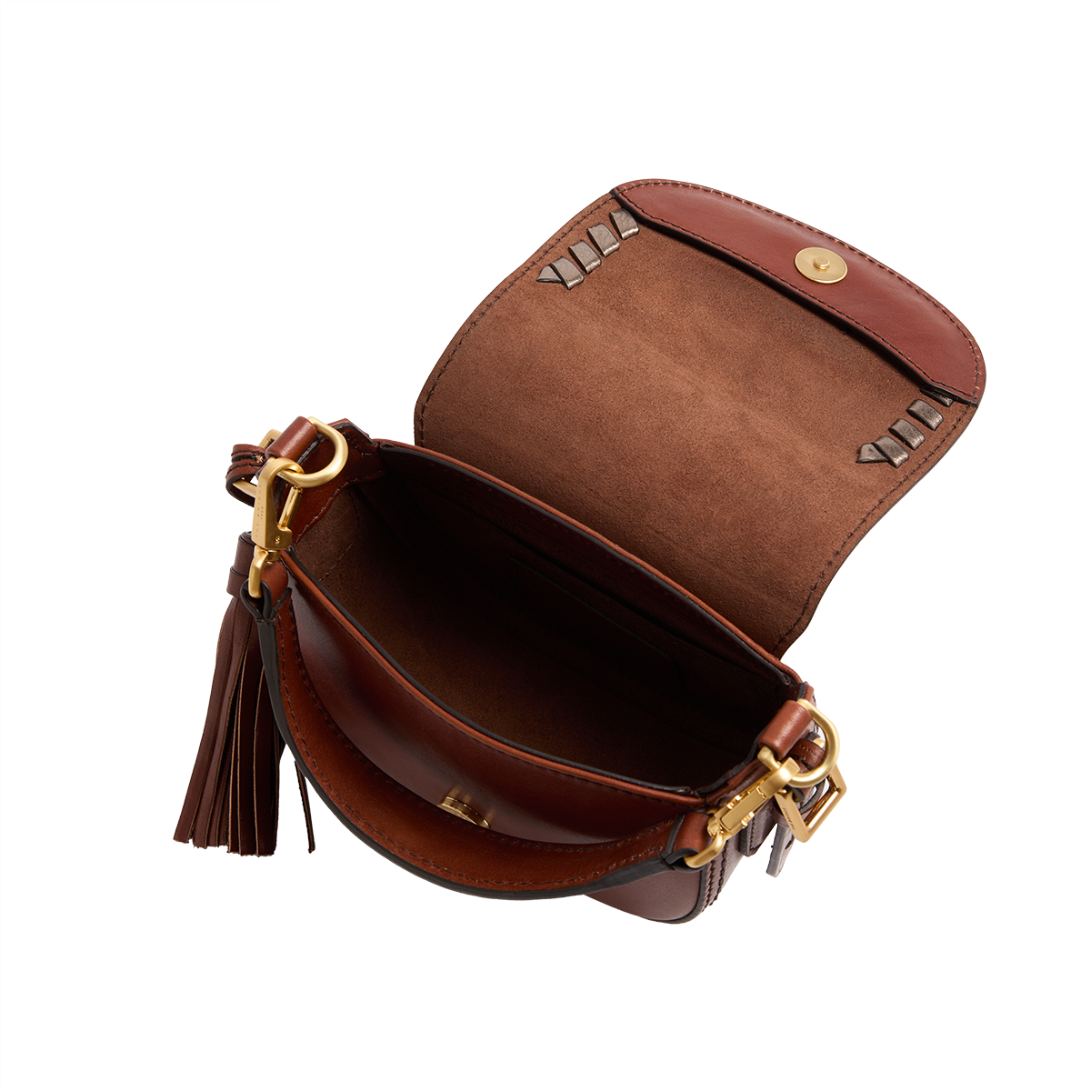 the-bridge-pearl-district-holiday-edition-borsa-a-tracolla-baby-in-cuoio-marrone image 4