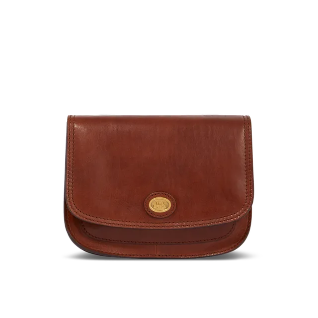 the-bridge-story-borsa-a-tracolla-in-pelle-marrone-oro-a-scomparti image 1