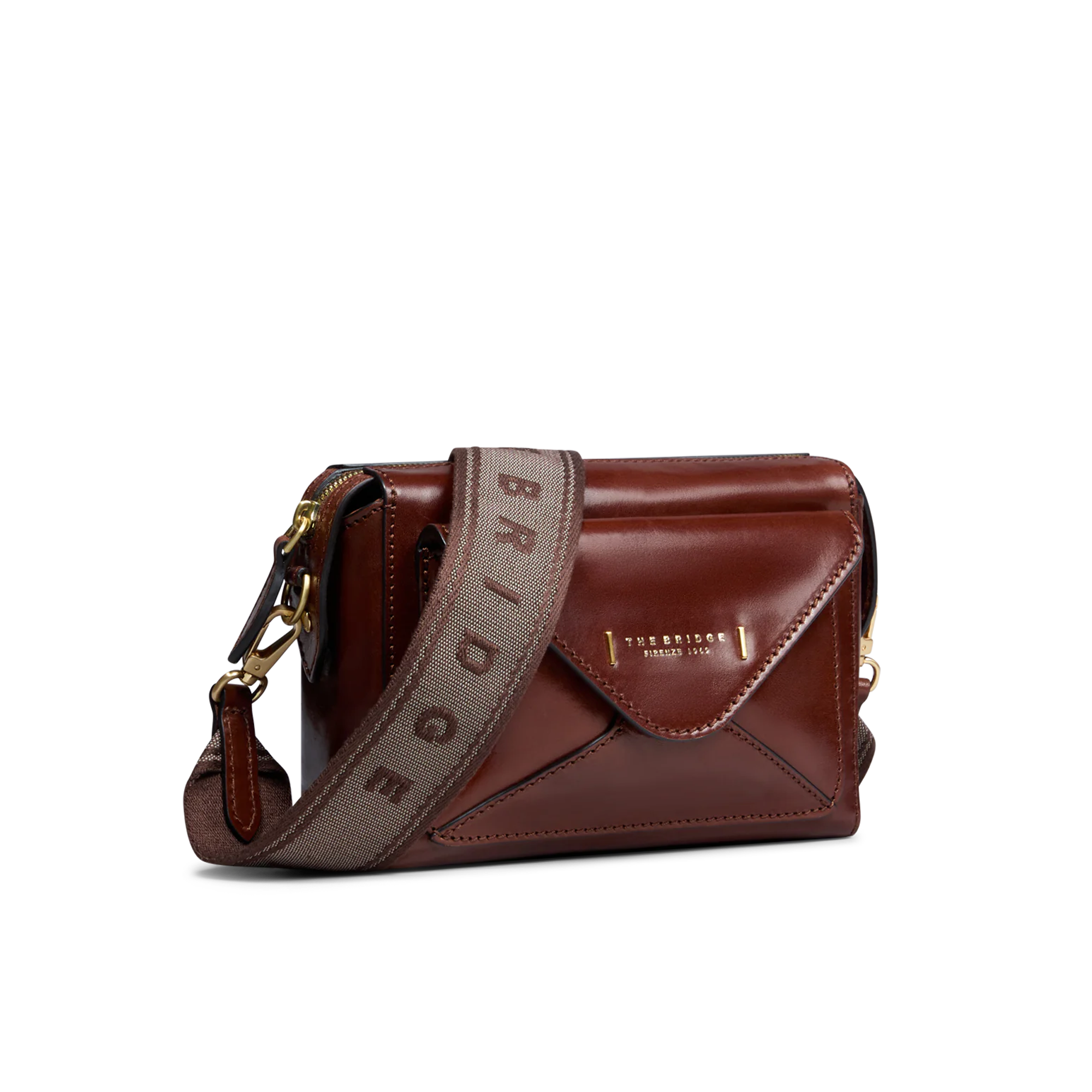 the-bridge-frida-borsa-tracolla-pelle-camera-case-marrone-oro image 2