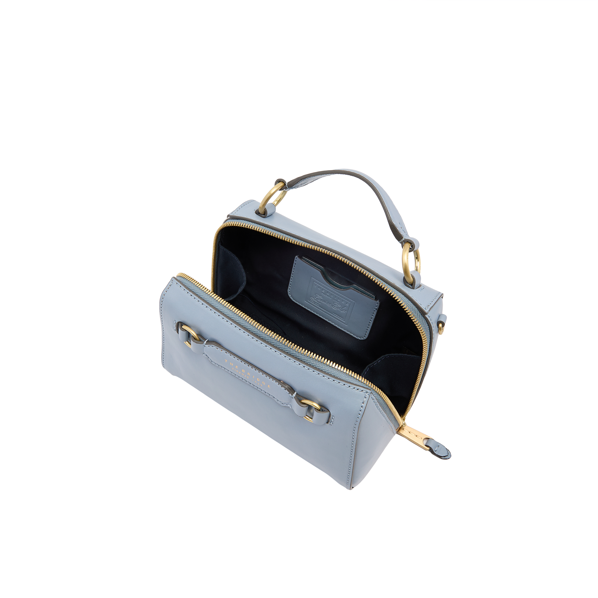 the-bridge-laura-borsa-a-mano-in-pelle-con-tracolla-removibile-azzurro image 4
