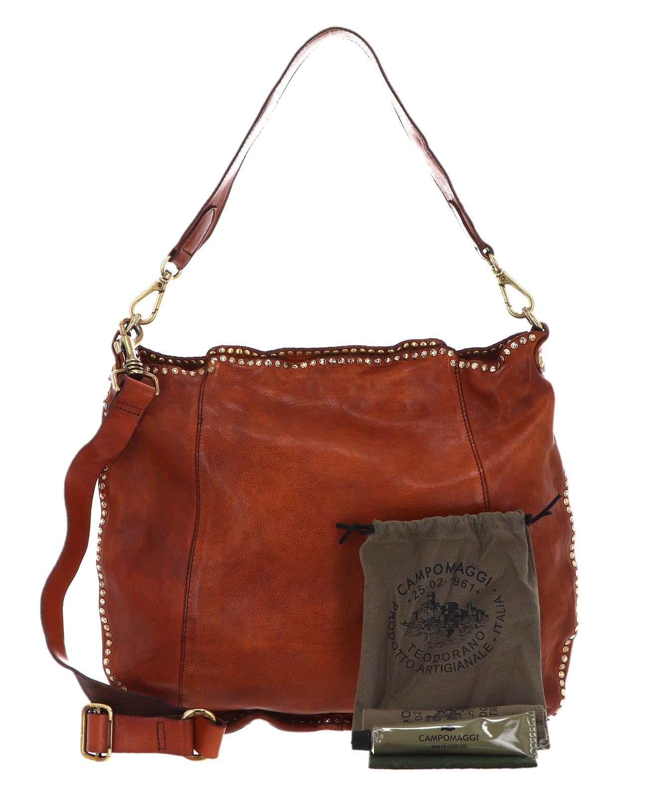 campomaggi-agnese-borsa-a-tracolla-in-pelle-di-vitello-cognac-40-x-33-cm image 2