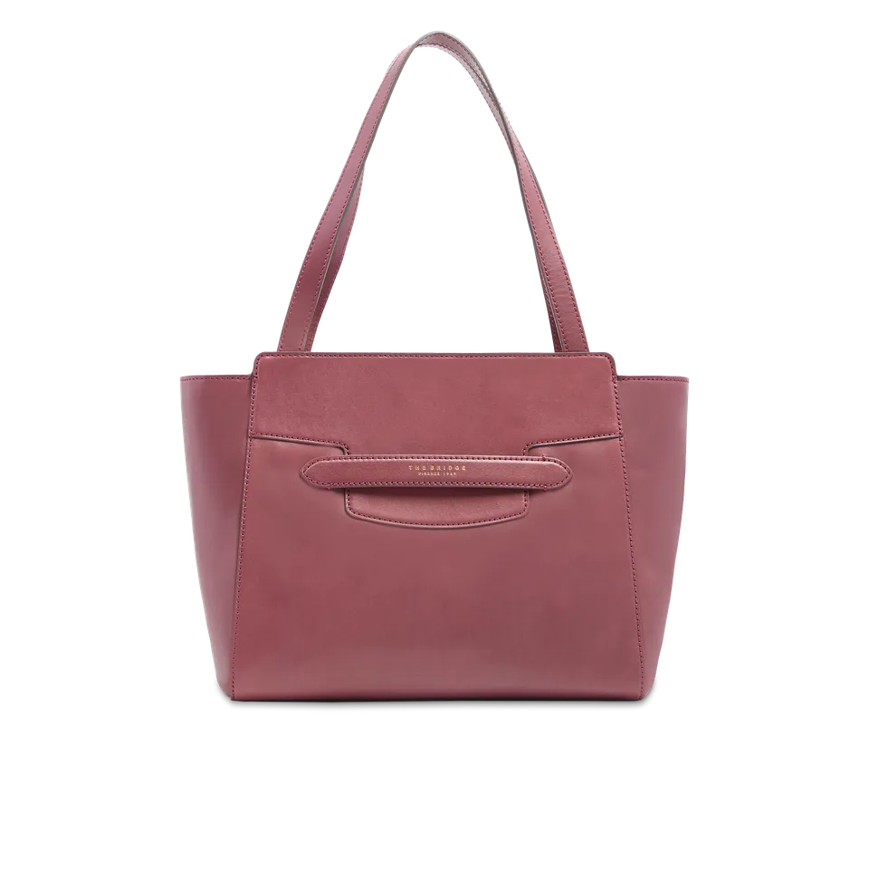 the-bridge-lucrezia-borsa-shopper-in-pelle-orchidea image 1