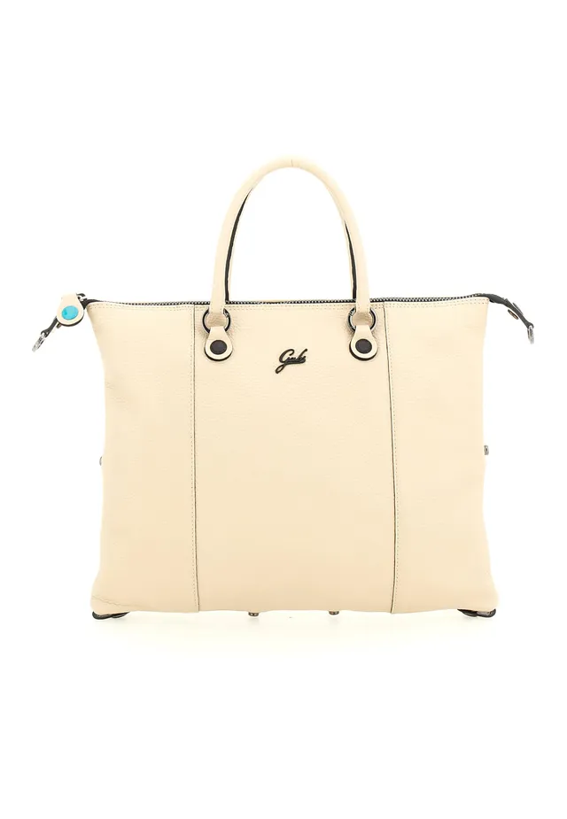 gabs-g3-plus-m-borsa-a-mano-trasformabile-black-in-pelle-ecru image 1