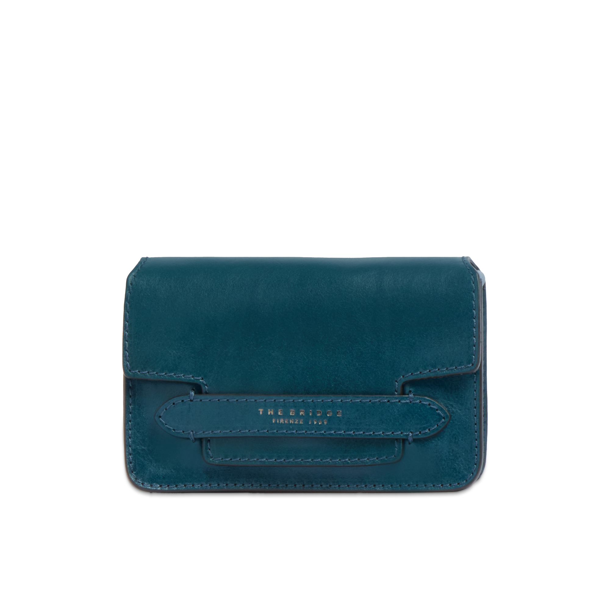 the-bridge-lucrezia-borsa-tracolla-pelle-con-catena-pavone image 1