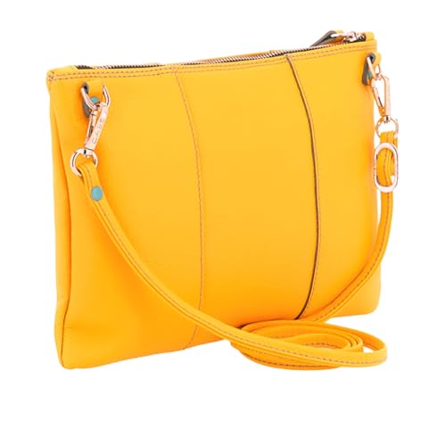 gabs-beyonce-m-basic-giallo-pochette-a-tracolla-in-pelle-donna image 7