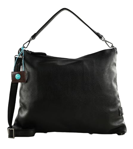 gabs-filippa-borsa-in-pelle-nero-39-x-30-x-12-cm-tracolla-regolabile-made-in-ita image 7
