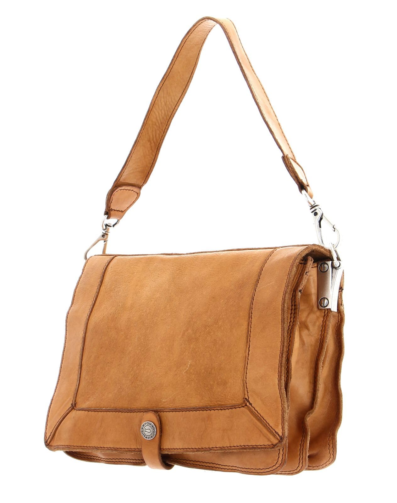 campomaggi-agnese-borsa-a-tracolla-crossbody-medium-cammello-marrone-chiaro image 3