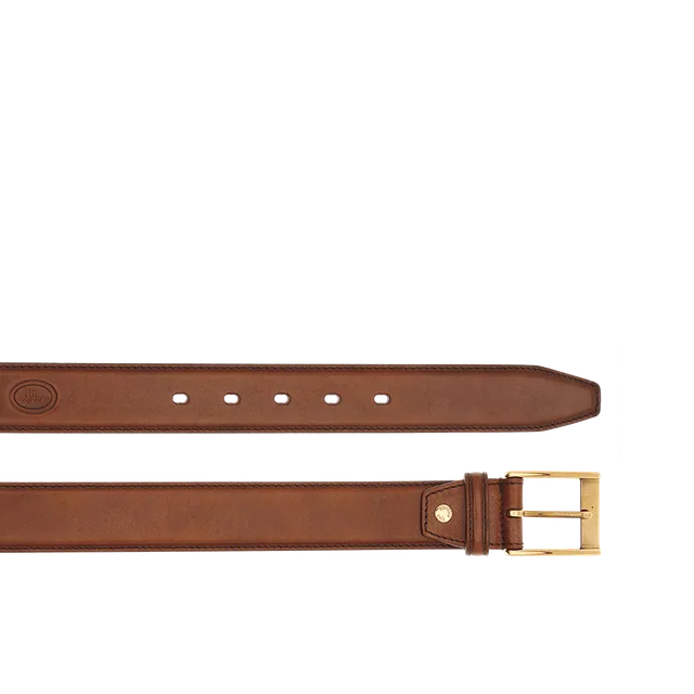 the-bridge-cintura-in-pelle-uomo-marrone-oro image 1