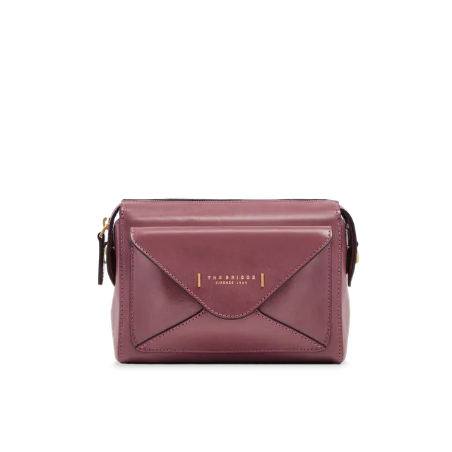 the-bridge-frida-borsa-tracolla-camera-case-in-pelle-orchidea-con-oro image 1