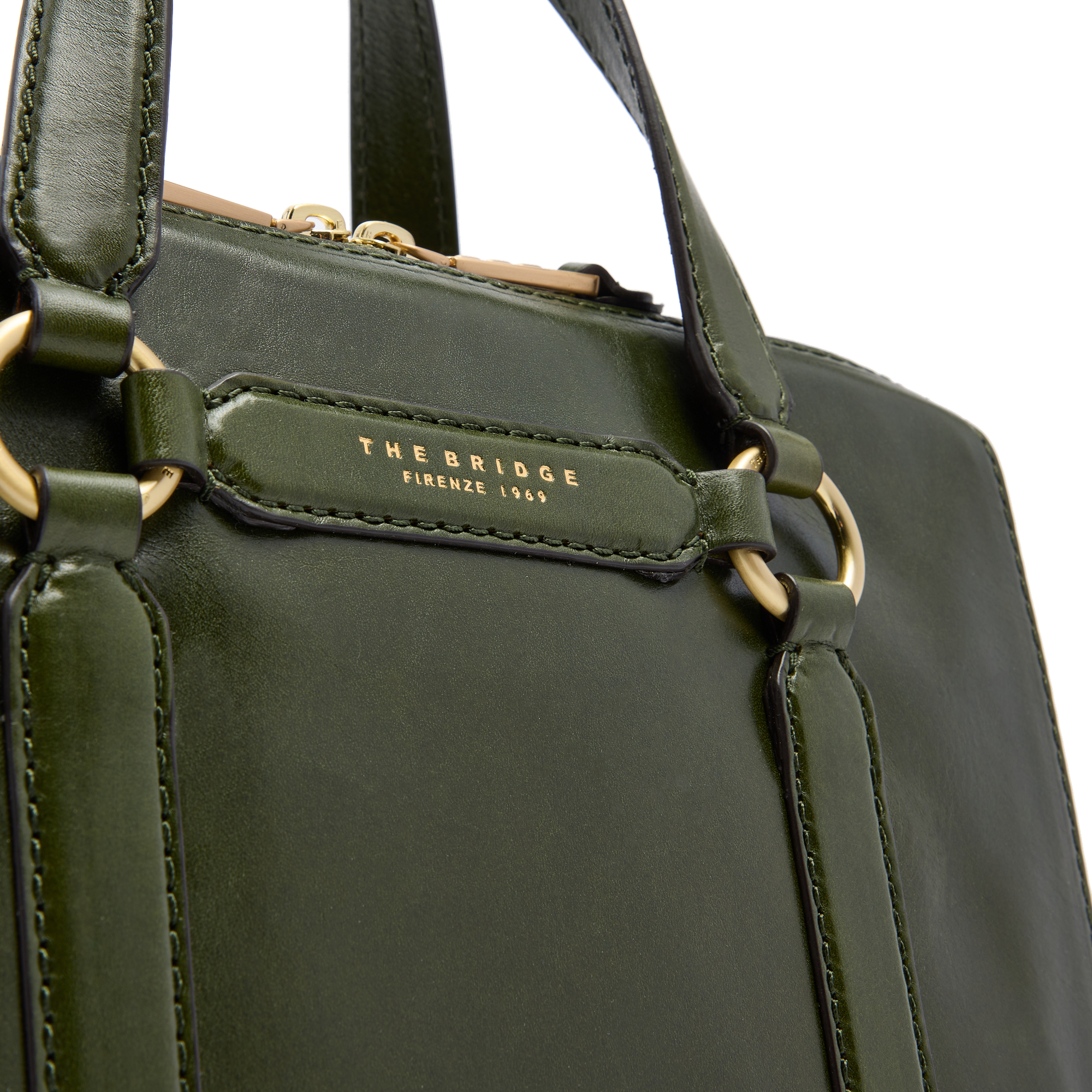 the-bridge-borsa-laura-grande-a-mano-in-pelle-maggiorana-oro image 5