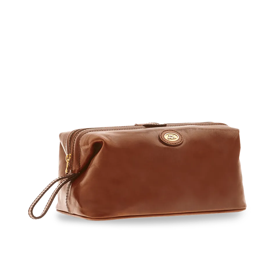 the-bridge-story-beauty-case-in-pelle-marrone-oro-premium image 1