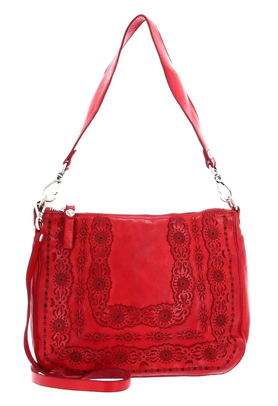 campomaggi-agnese-pochette-in-pelle-rossa-a-tracolla image 1