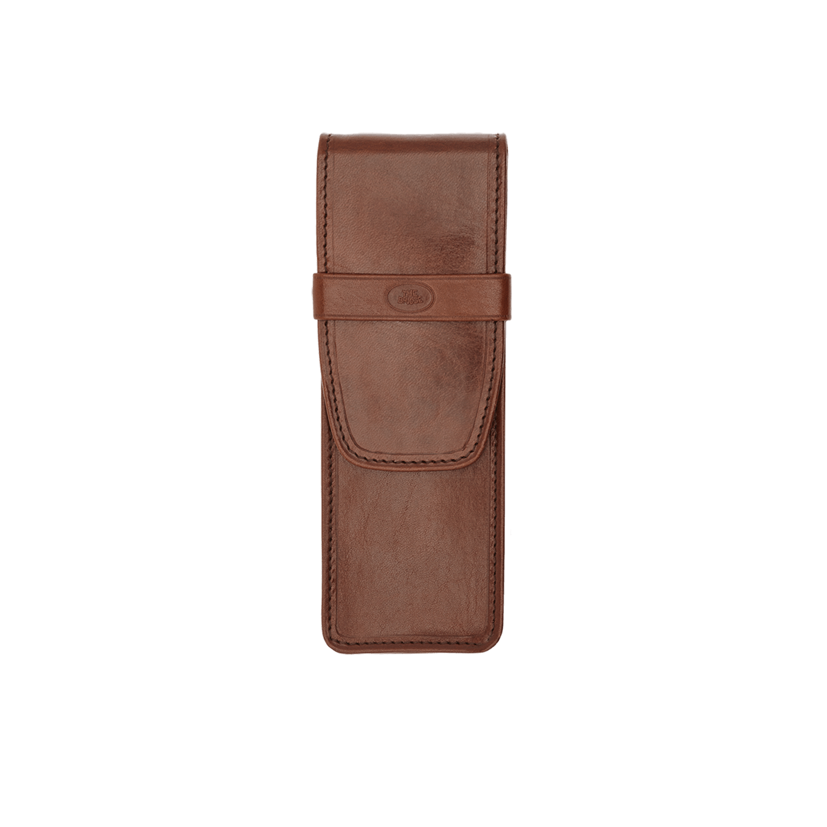 the-bridge-story-exclusive-portapenne-in-pelle-marrone-oro image 1