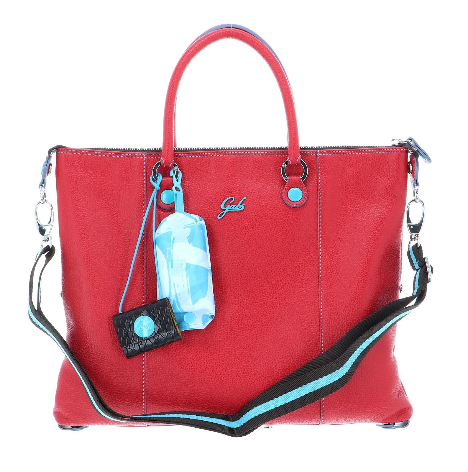 gabs-g3-plus-flat-bag-blood-zaino-tracolla-pelle-rosso image 2