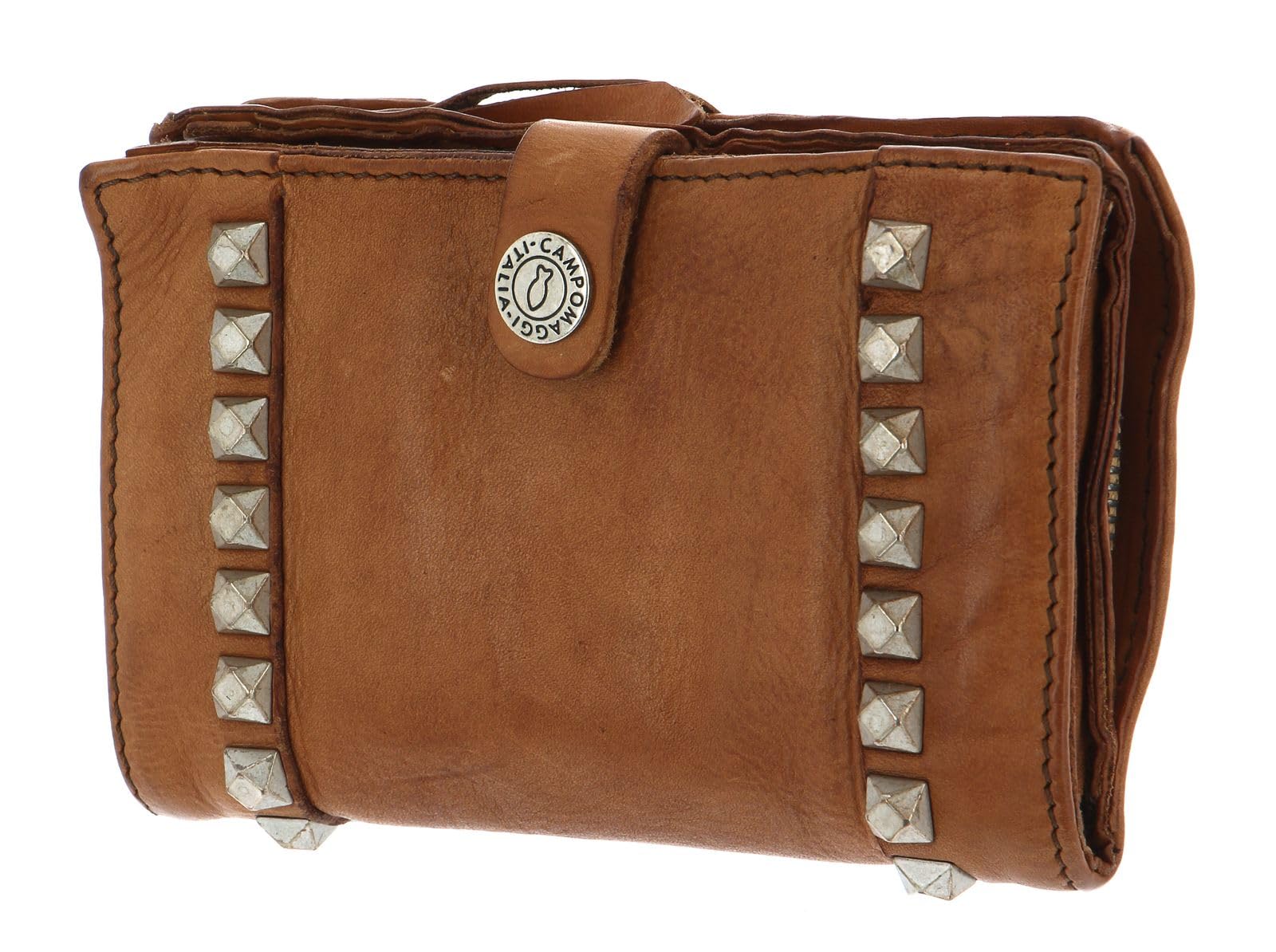 campomaggi-wallet-portafoglio-pelle-cammello-16x10x3-cm image 1