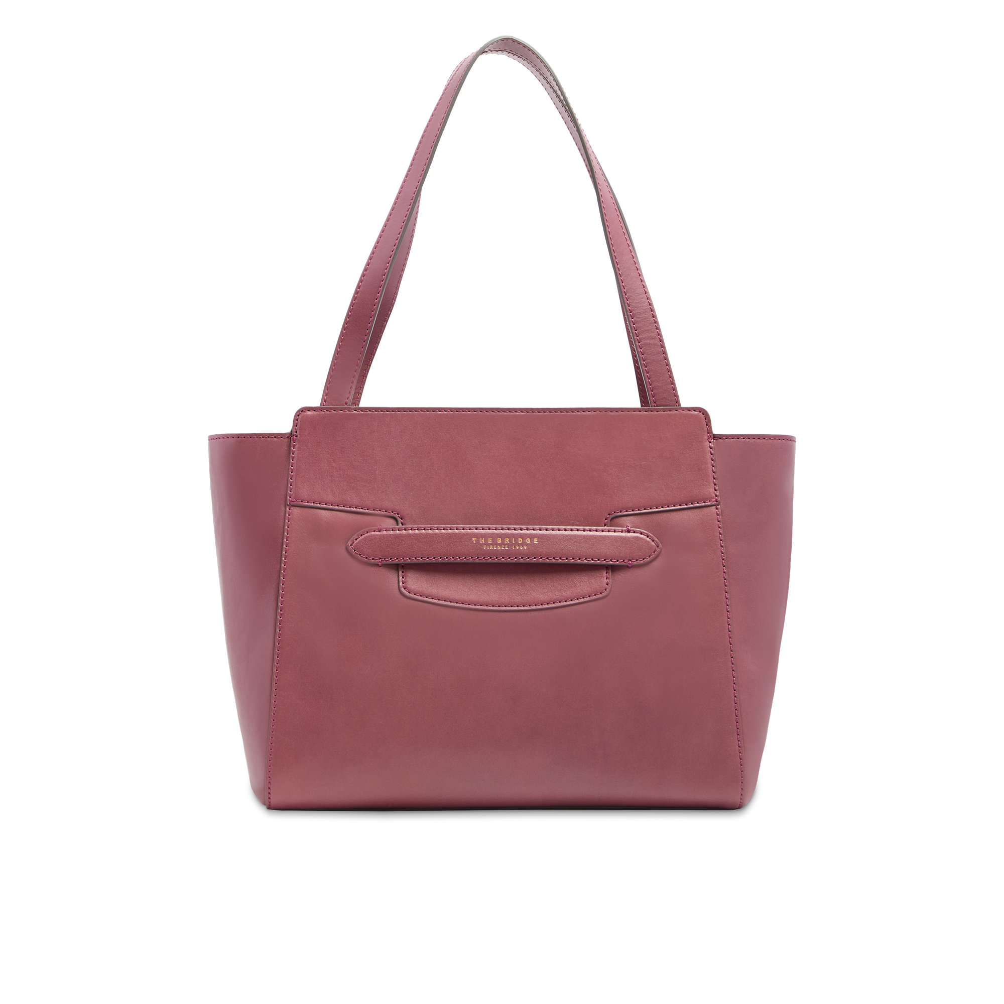 the-bridge-lucrezia-borsa-shopper-in-pelle-orchidea image 1