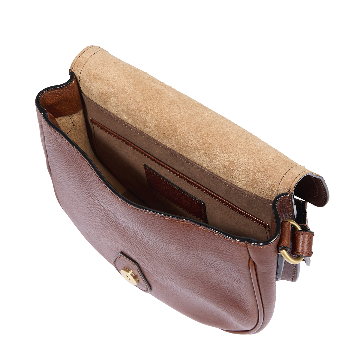 the-bridge-isadora-borsa-tracolla-in-pelle-donna-marrone-oro-2 image 4