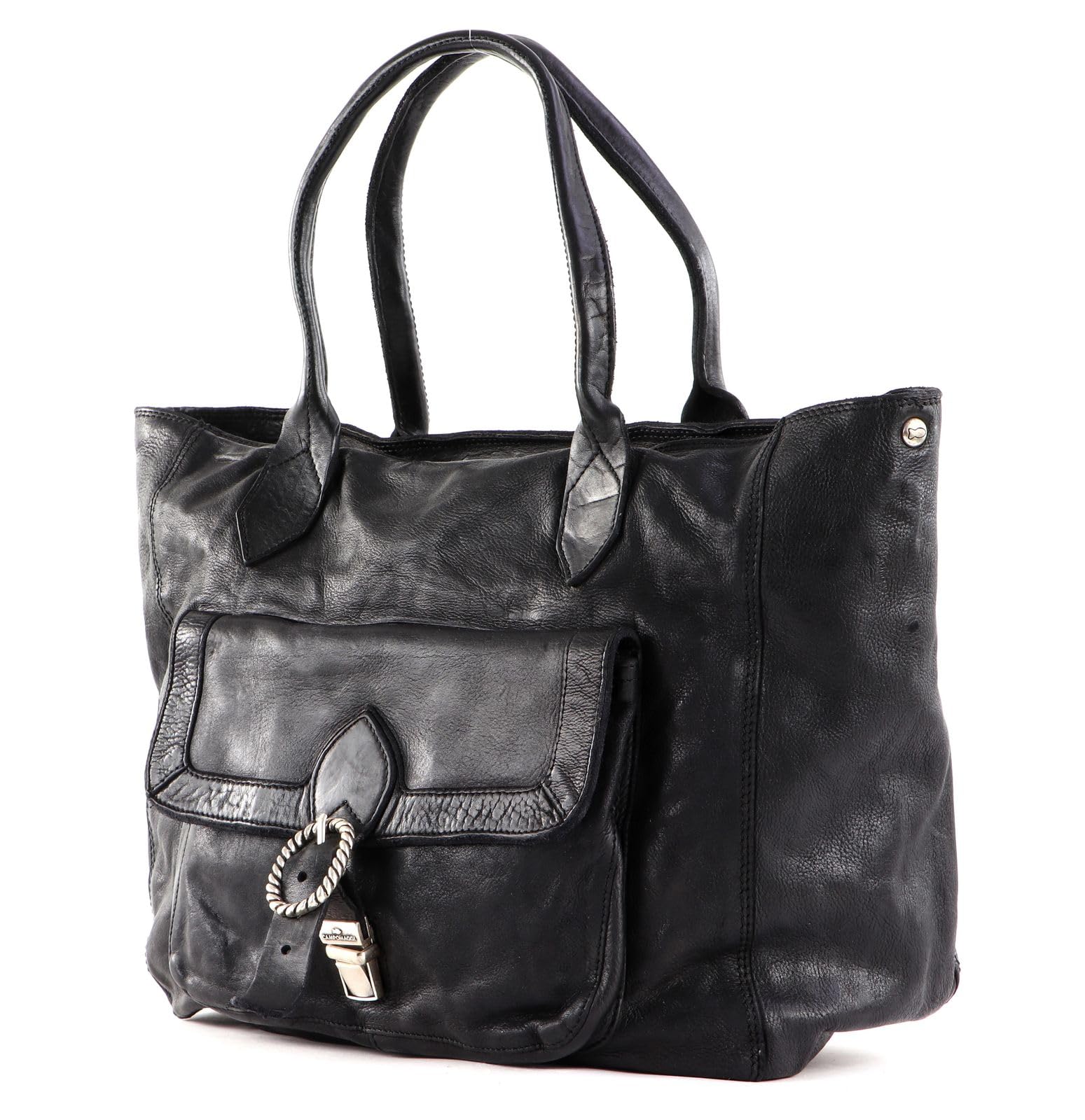 campomaggi-edera-shopping-bag-nero-shopper-pelle-con-tracolla image 2